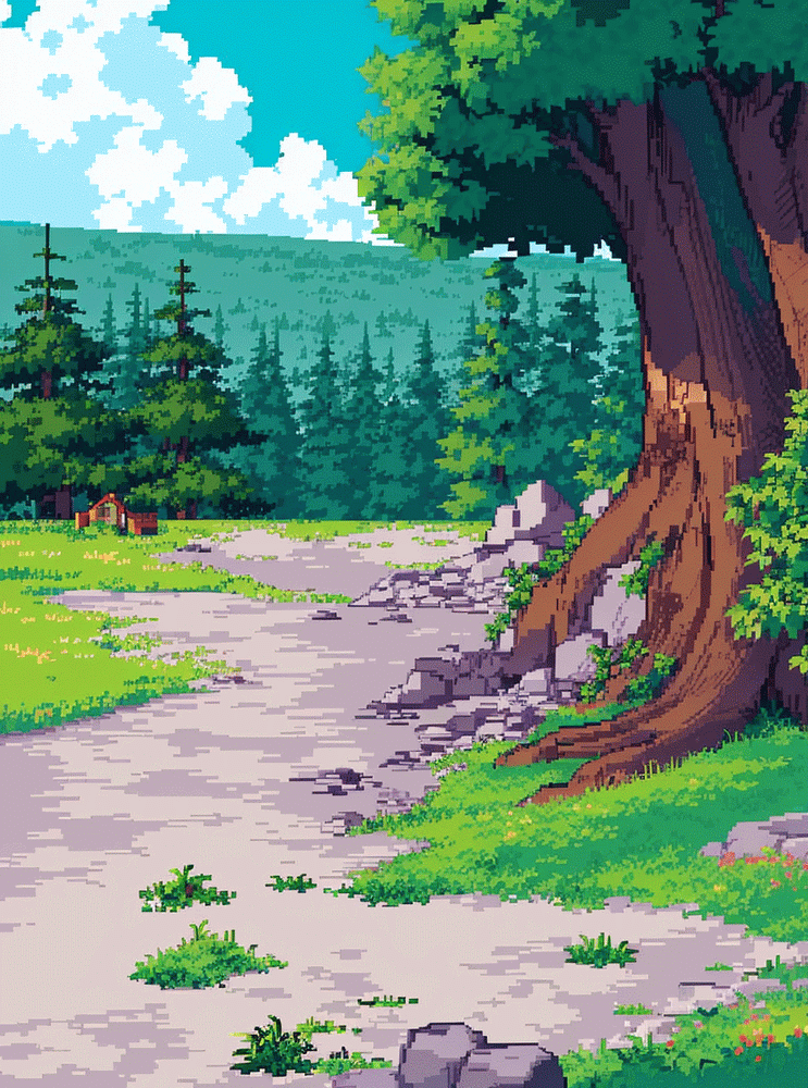 Pixel World - AI LoRA model on PixAI