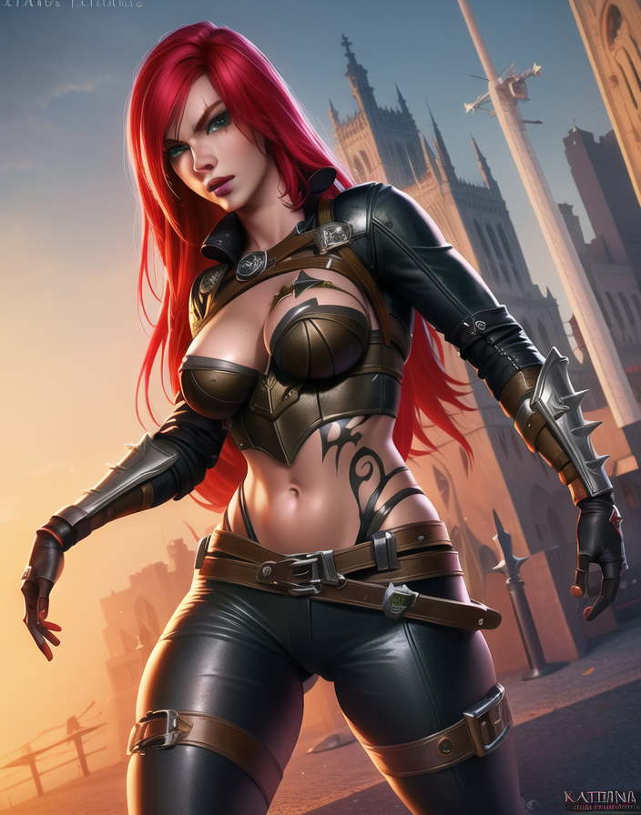 Katarina (League of Legends) - AI LoRA model on PixAI