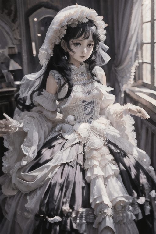 Victorian Dress - AI Model cover image