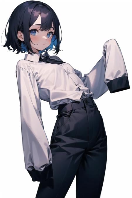 Sleeves Past Wrists/Sleeves Past Fingers/Moesode (萌え袖), concept LoRA V1.0 - AI Model cover image