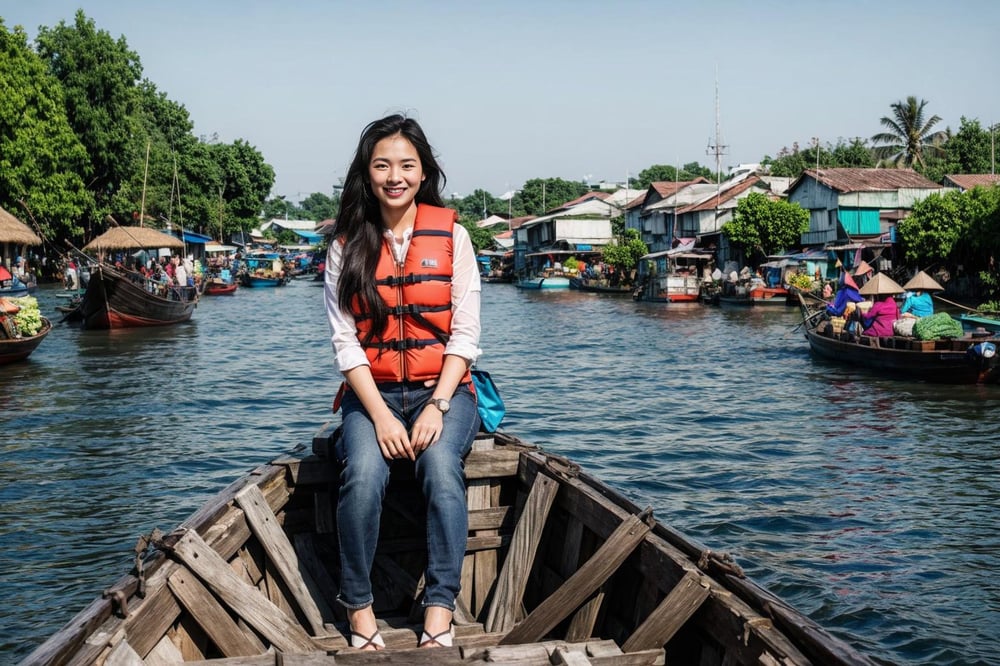 Cai Rang Floating Market  - AI Model cover image