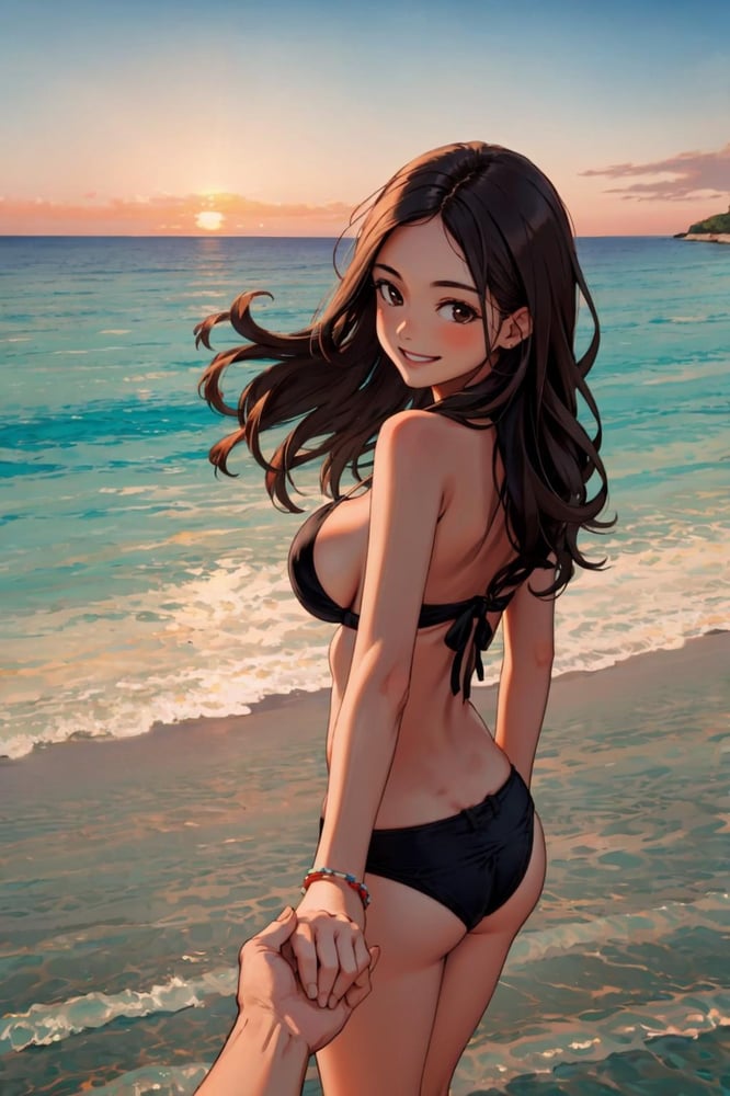 #FollowMeTo | Holding hands and travel with your cyber-wife - AI Model cover image