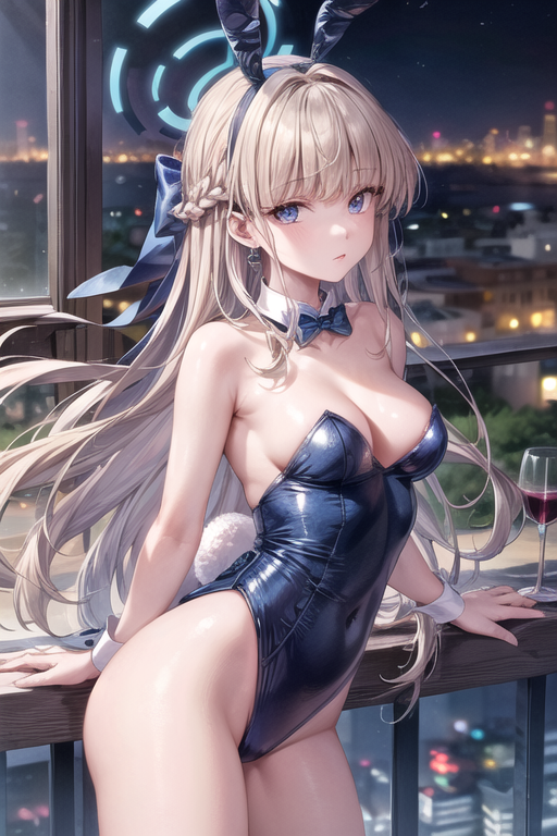 AI art "Asuma Toki (Bunny) Blue Archive #2"