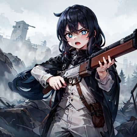 Lever Action Rifle - AI LoRA model on PixAI