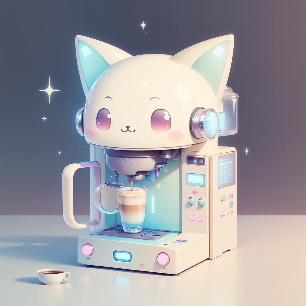 Kawaii tech - World Morph - AI LoRA model on PixAI