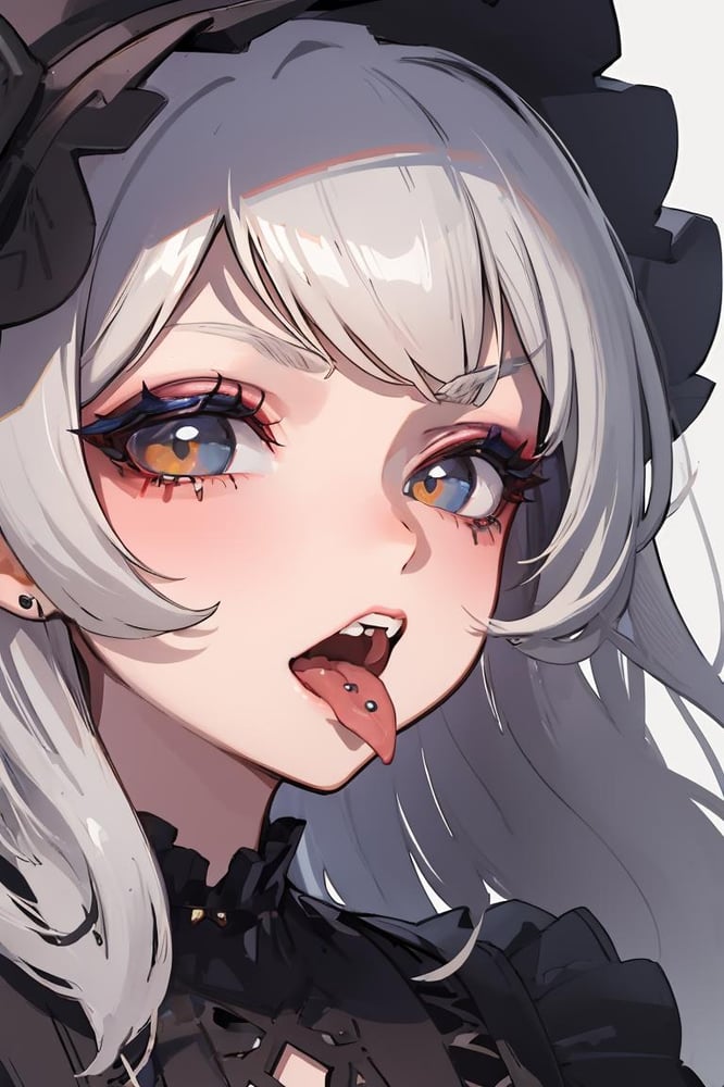 concept Tongue piercing  - AI Model 커버 이미지