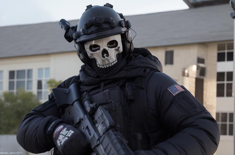 Ghost from COD:MW series , Simon ‘Ghost’Riley - AI Model cover image
