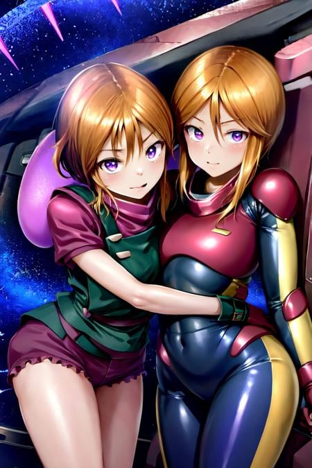 Elpeo Ple / Ple Two (fanart style) from Mobile Suit Gundam ZZ - AI LoRA model on PixAI