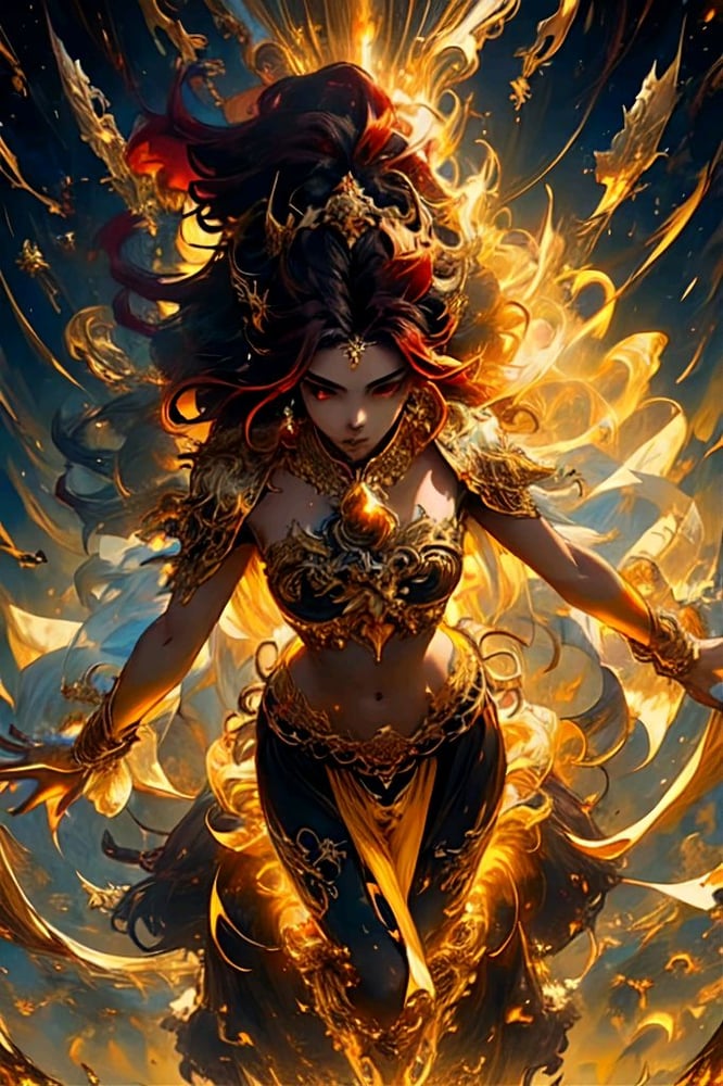 AI art "divine goddess"