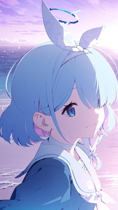 Blue Archive Artstyle LoRA/LoHA Model for ExpMix_Line - AI Model cover image