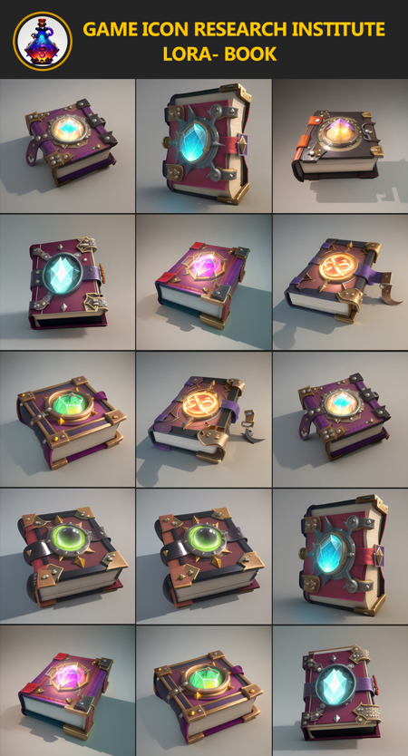 Game icon research_book_Lora - AI Model cover image