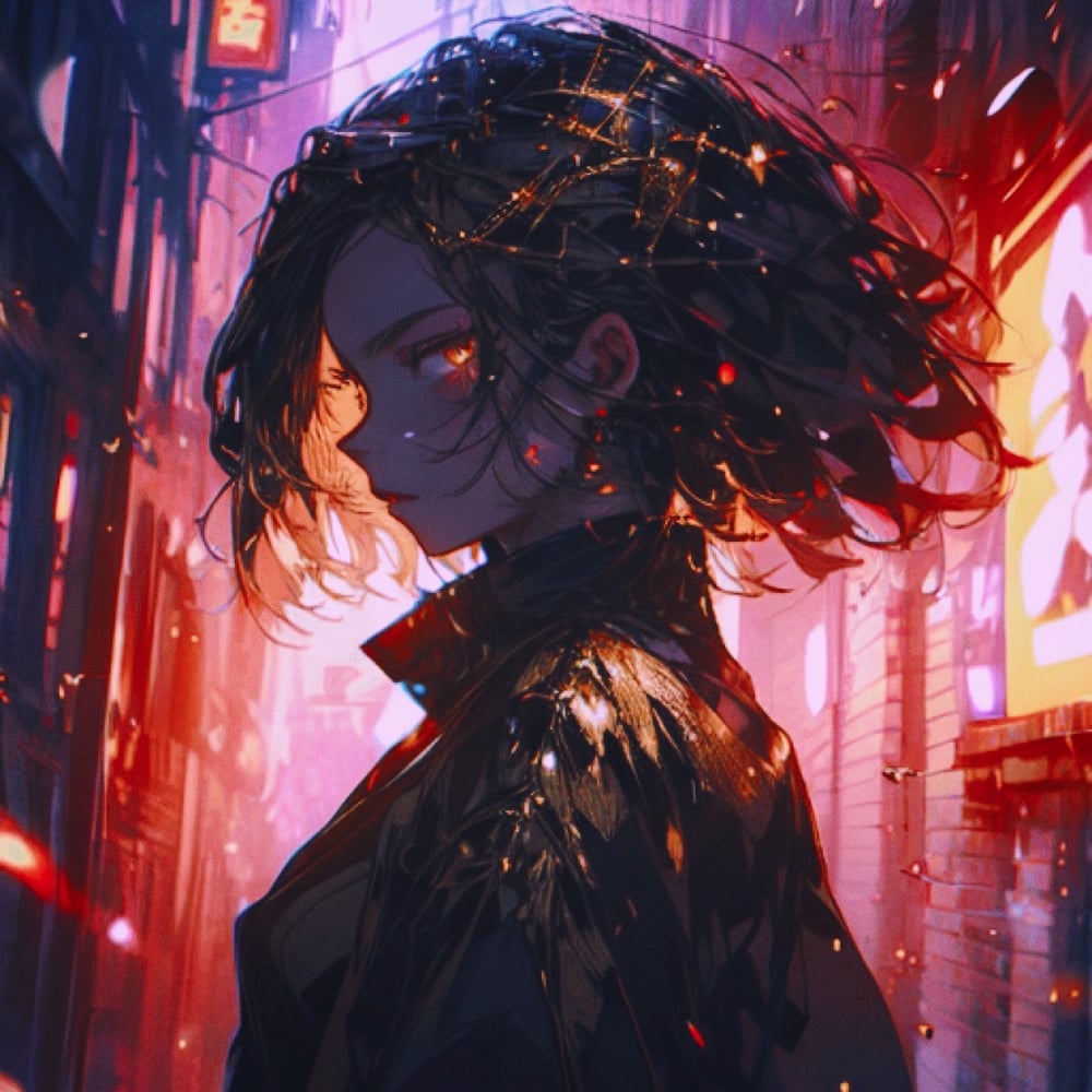 AI art "RED"