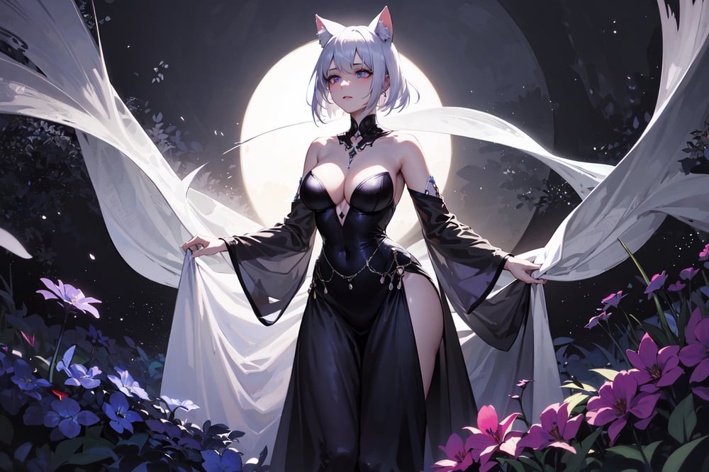 AI art "Shimmering Nights"