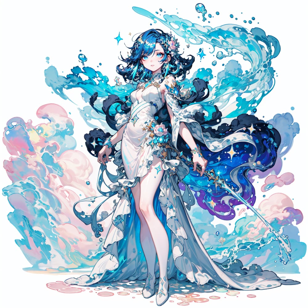 AI art "Water" for keywords (best quality), (masterpiece), (detailed), (beautiful detailed eyes),  <lora:more_details:0.5>,