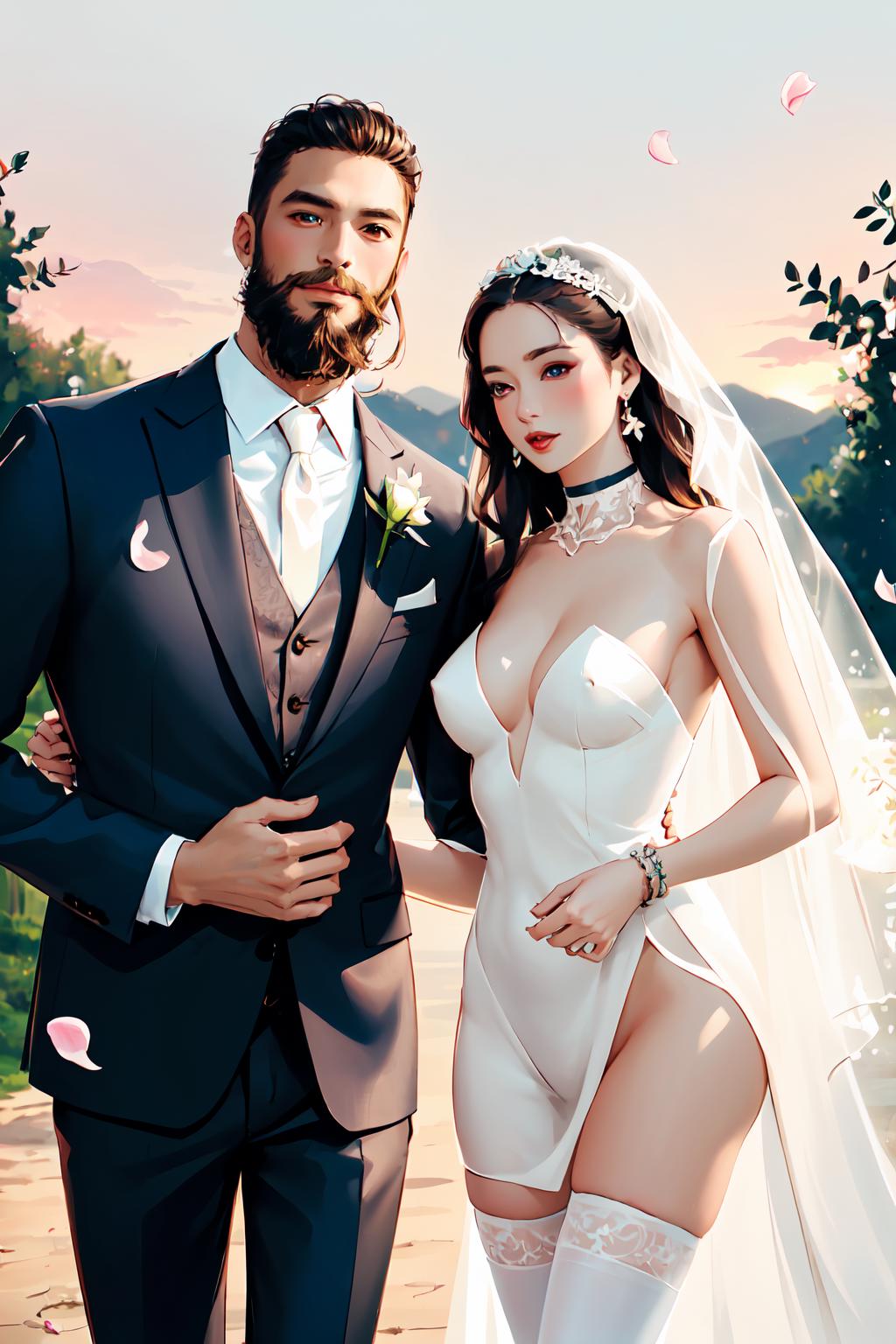 holy wedding concept - AI Model cover image