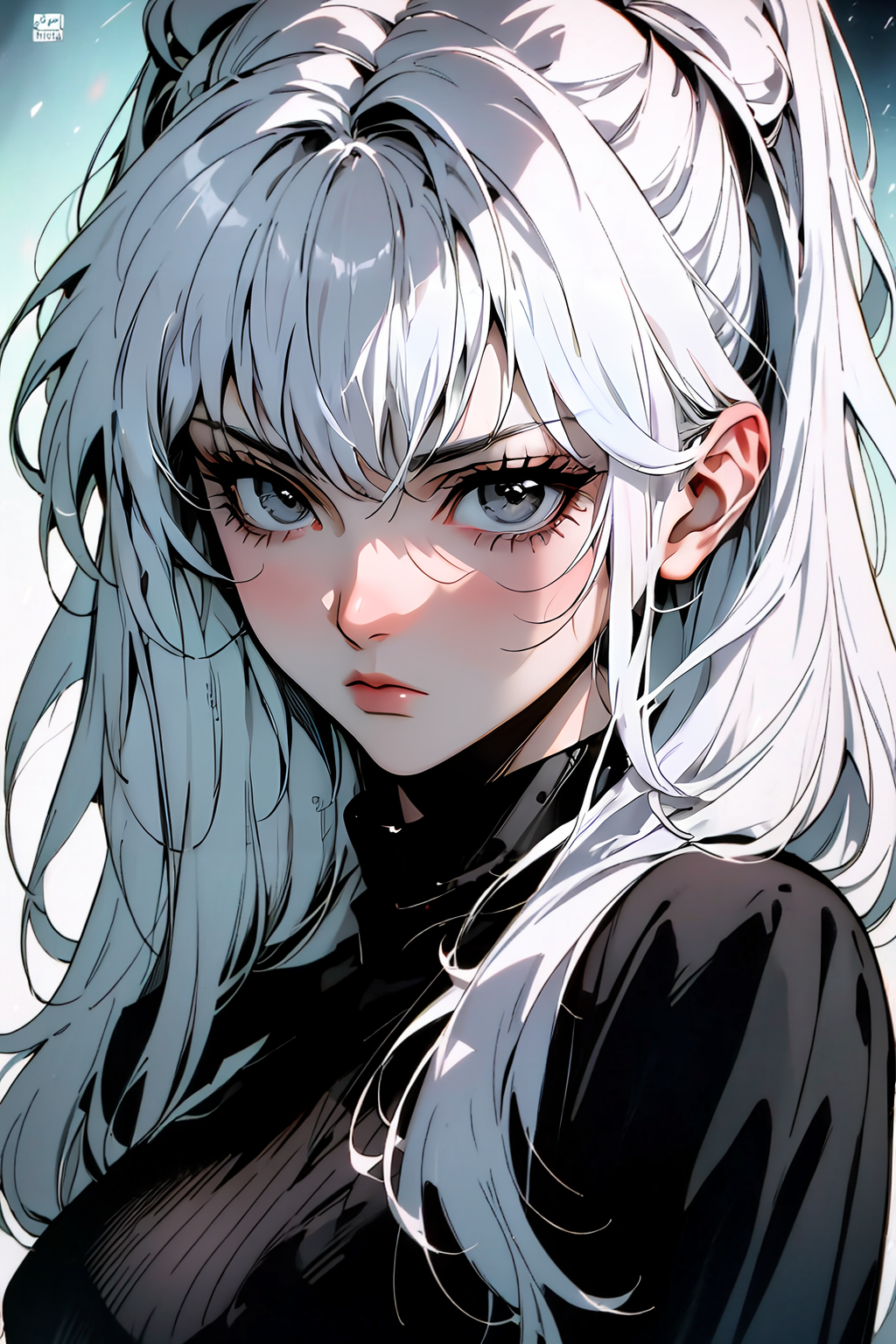 AI art "White head"