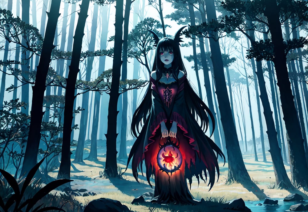 AI art "dark forest"