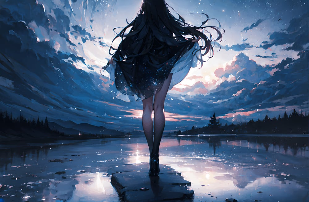 AI art "Star Girl"