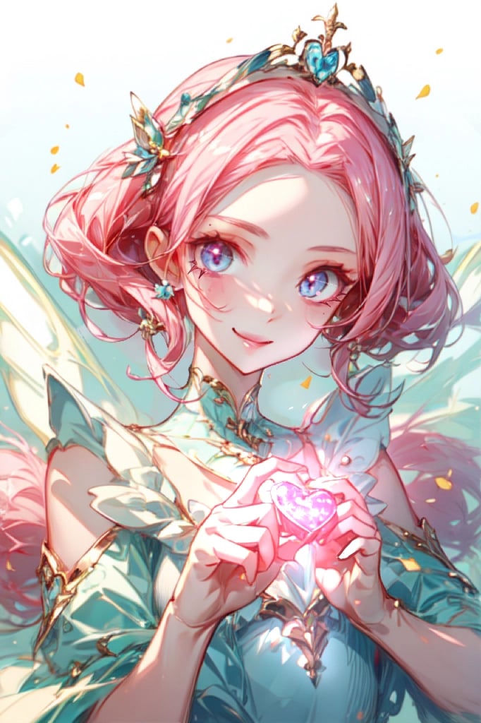 AI art "︎" for keywords details pink fairy hearts