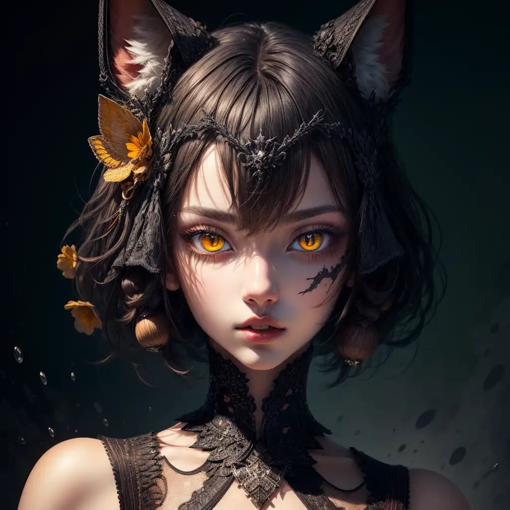 👍🏼 Cat eyes concept / BodyModel / realistic style / anime Styl - AI Model cover image