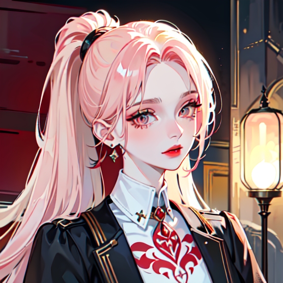 AI art "tulip girl"