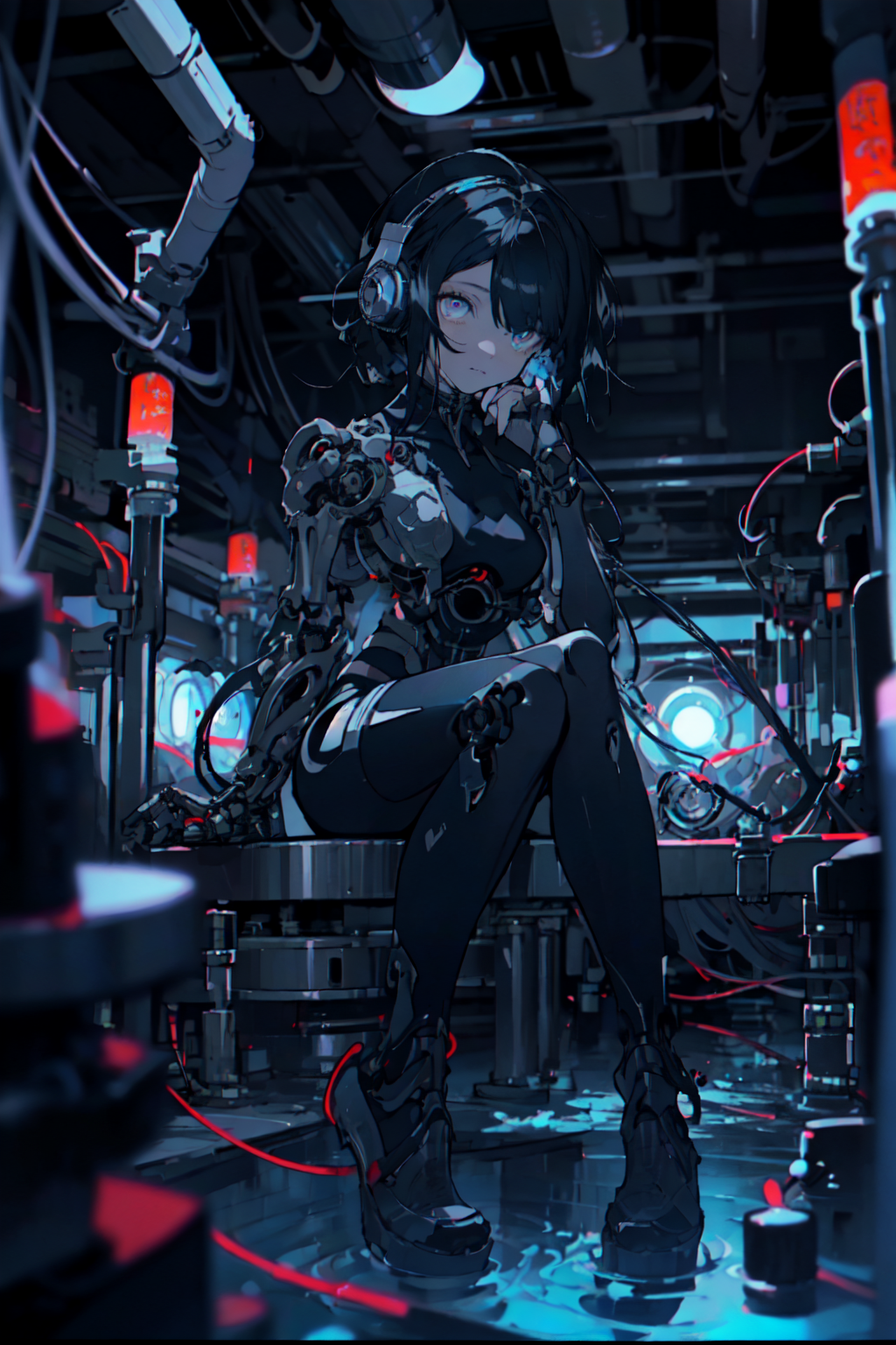 AI art "Biochemical Laboratory"