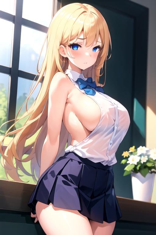 revealing sideboob shirt - AI Model cover image