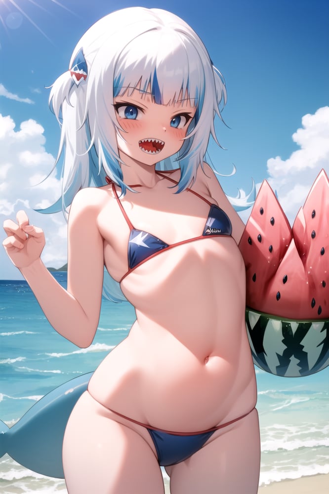 AI art "Gawr Gura"