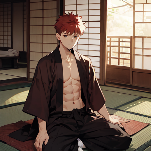AI art "Shirou Emiya" for keywords Shirou Emiya
Well built
Semi-topless