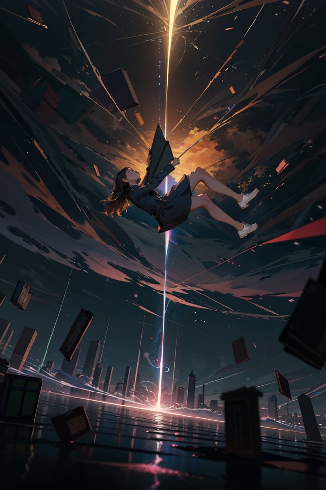 falling with three perspectives | 坠落，三种视角 7dragons - AI Model cover image
