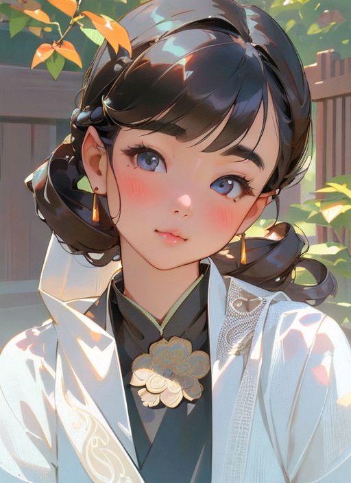 AI art "A charming Chinese maiden of the Mogok"