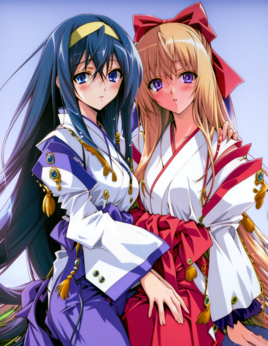 姫宮千歌音 x 来栖川姫子 (神無月の巫女) AI Art | PixAI