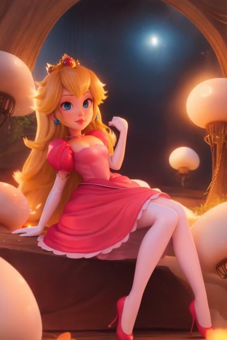 Princess Peach Illumination style - AI LoRA model on PixAI