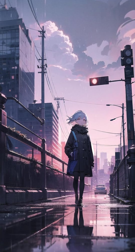 [LoCon/LoRA] Purple Glimmer/紫汀 Concept (With dropout & noise version) - AI Model cover image