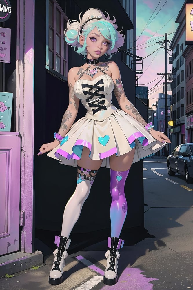 Envy Pastel Goth 01 - AI Model cover image