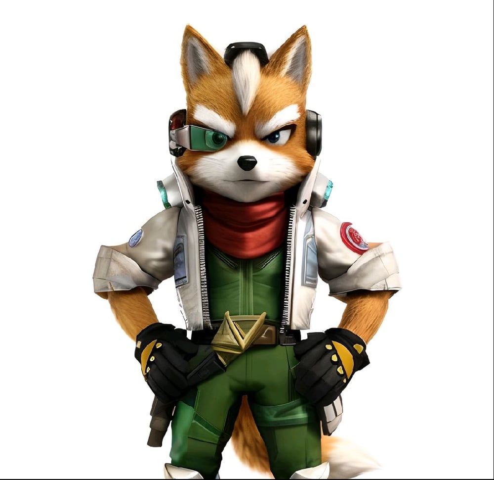 AI art "Star Fox AI by  @brunoxp_official" for keywords Star fox HD 3D