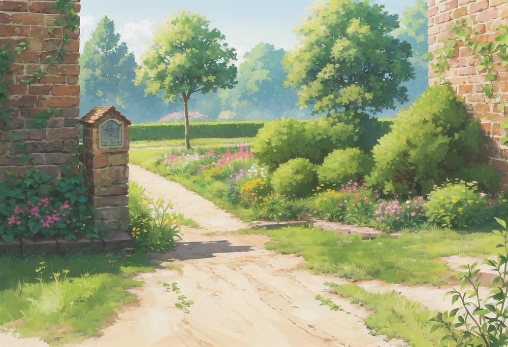 Ghibli Style Scenery - AI Model cover image
