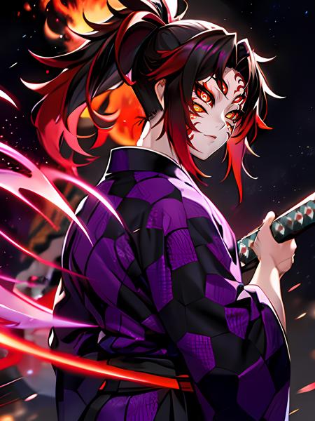 AI Art LoRA Model: Kokushibo (Demon Slayer.) | PixAI