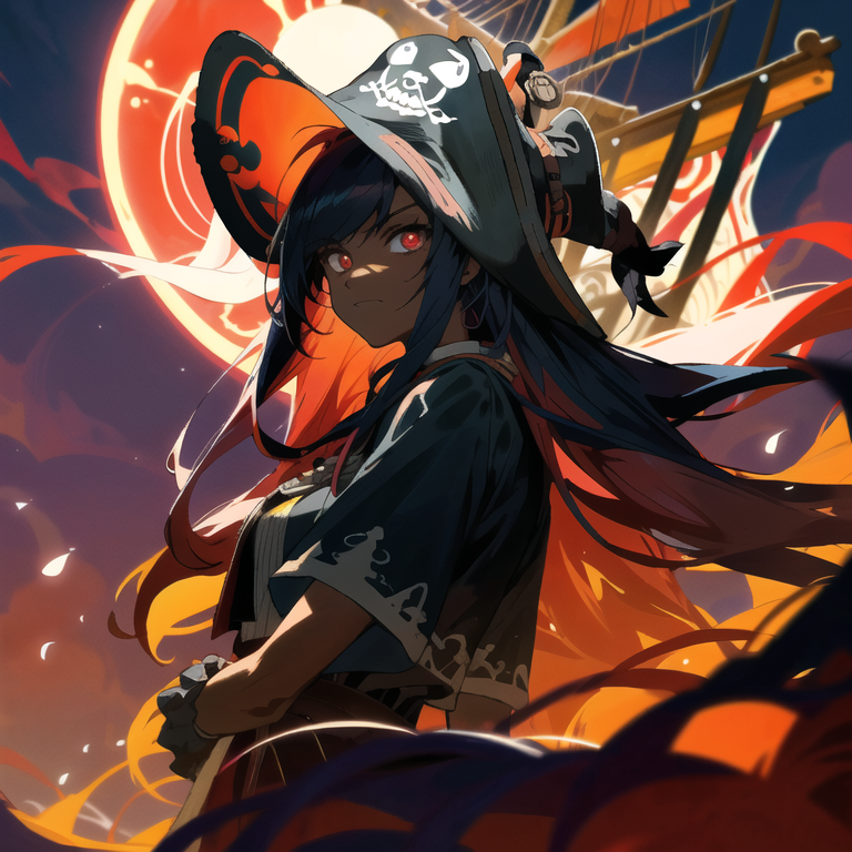 AI art "Pirate girl"