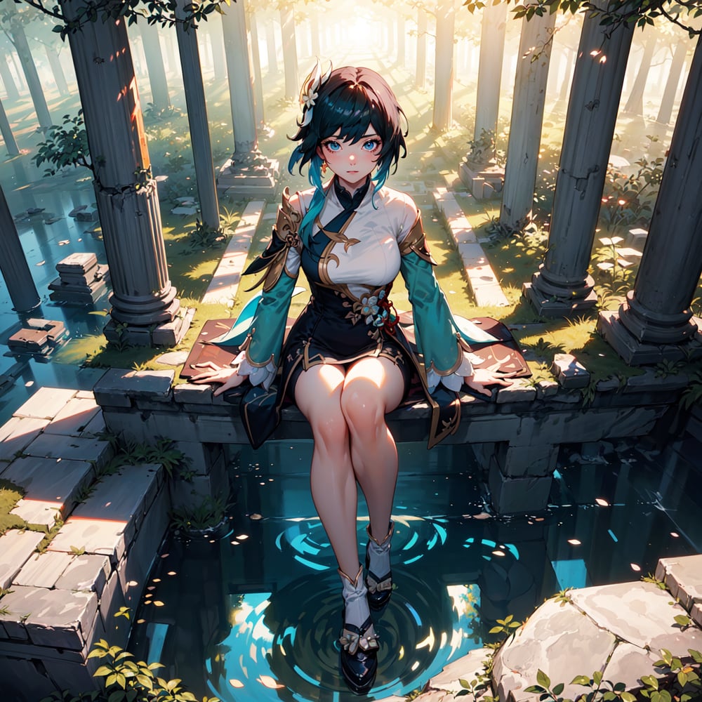 AI art "Ruins" for keywords (best quality), (masterpiece), (beautiful detailed eyes),