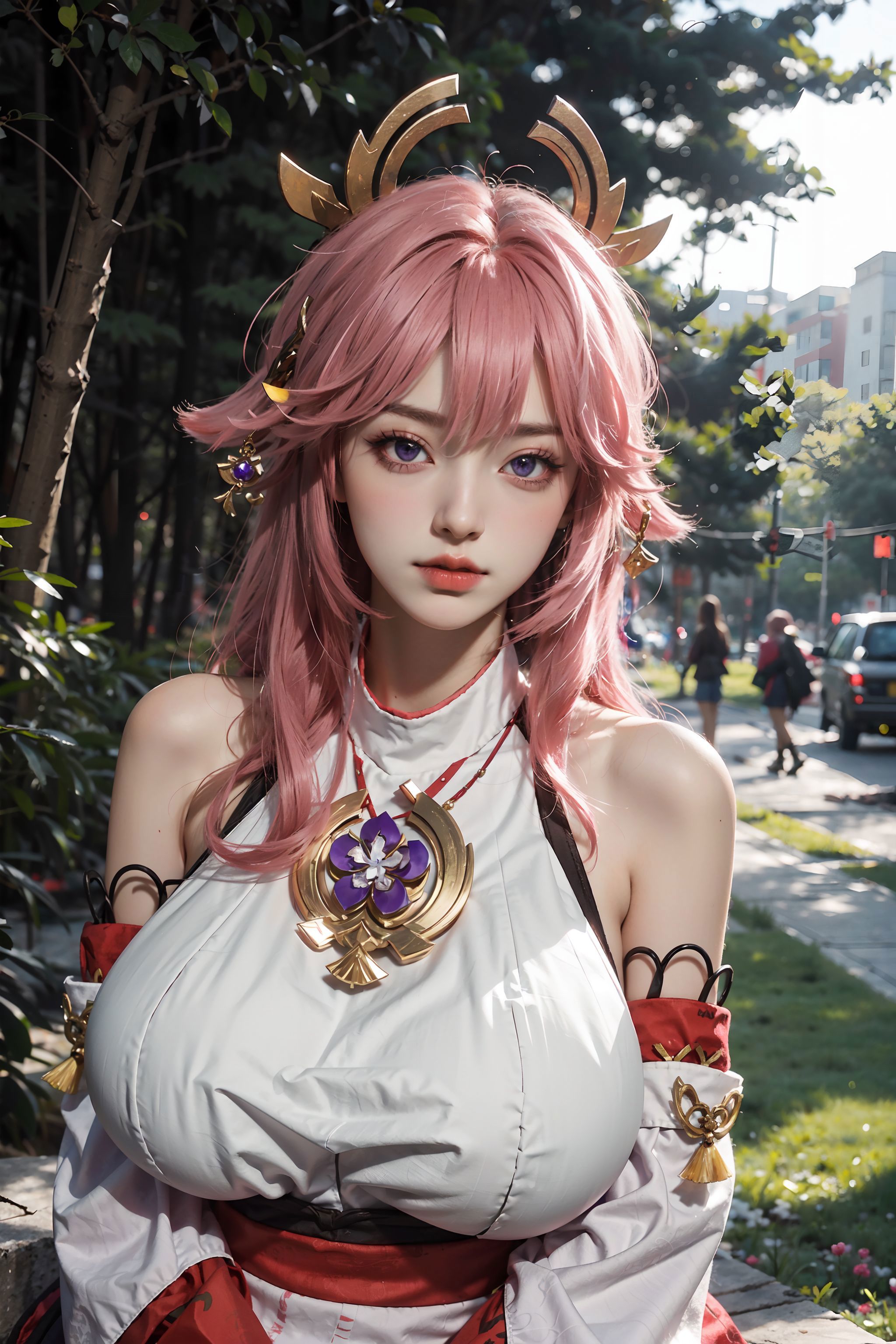 AI Art LoRA Model: Yae Miko (Genshin Impact) | PixAI