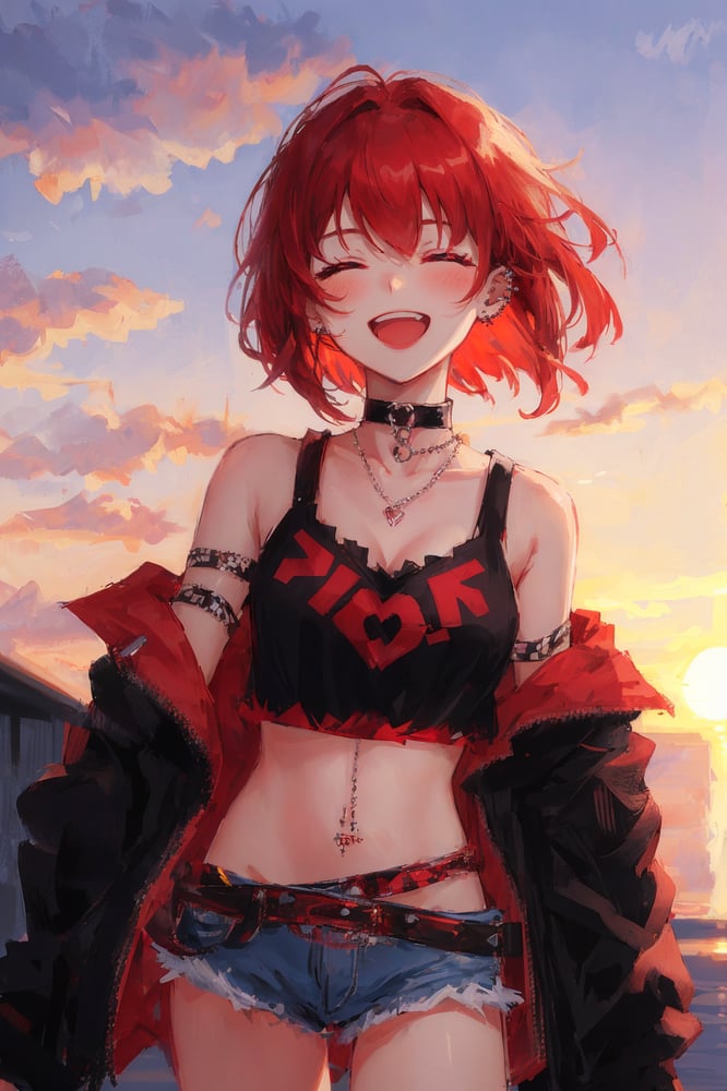 AI art "Her smile will replace everything"