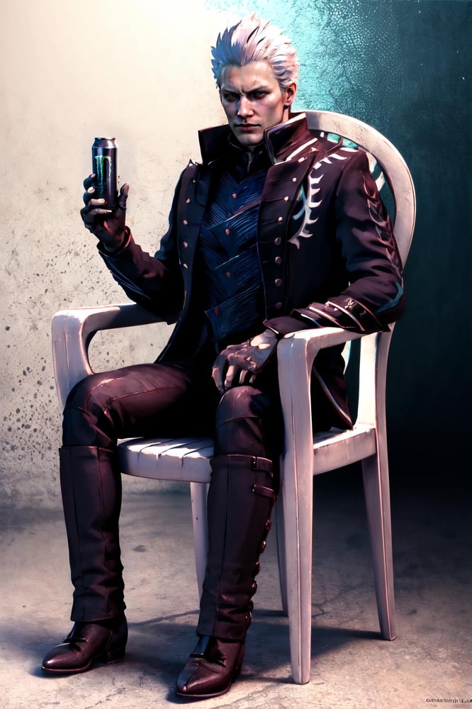 Motivated chair [MEME] Vergil chair - AI Model cover image