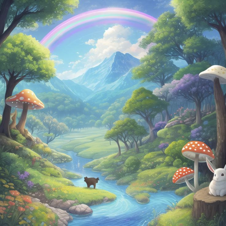 Magical Forest - AI LoRA model on PixAI