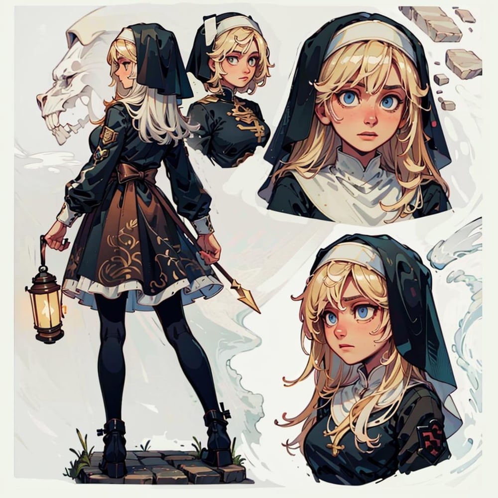 Character Design Sheet (Helper) (3-perspectives) -COMISSIONS OPENS!!- by YeiyeiArt - AI Model cover image