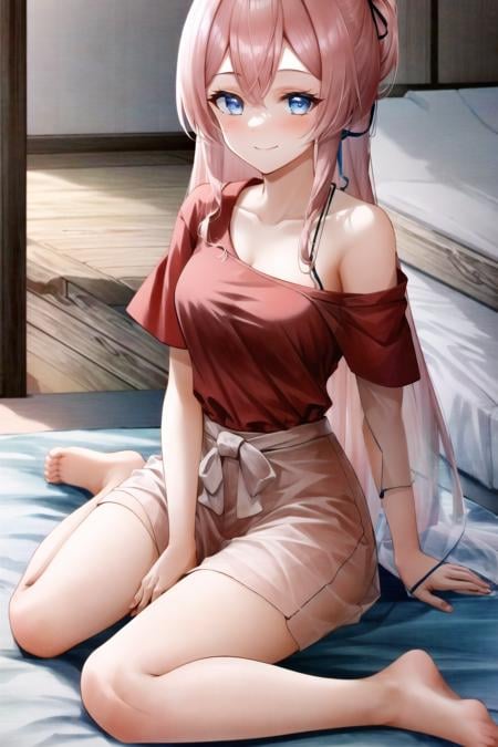 Single Bare Shoulder Shirt, clothing LoRA - AI LoRA model on PixAI
