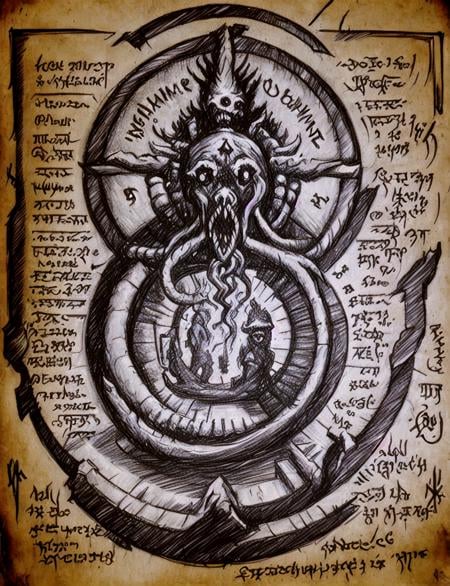 Necronomicon Pages - AI Model cover image