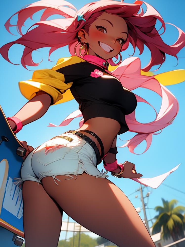 skateboard girl - AI Model cover image