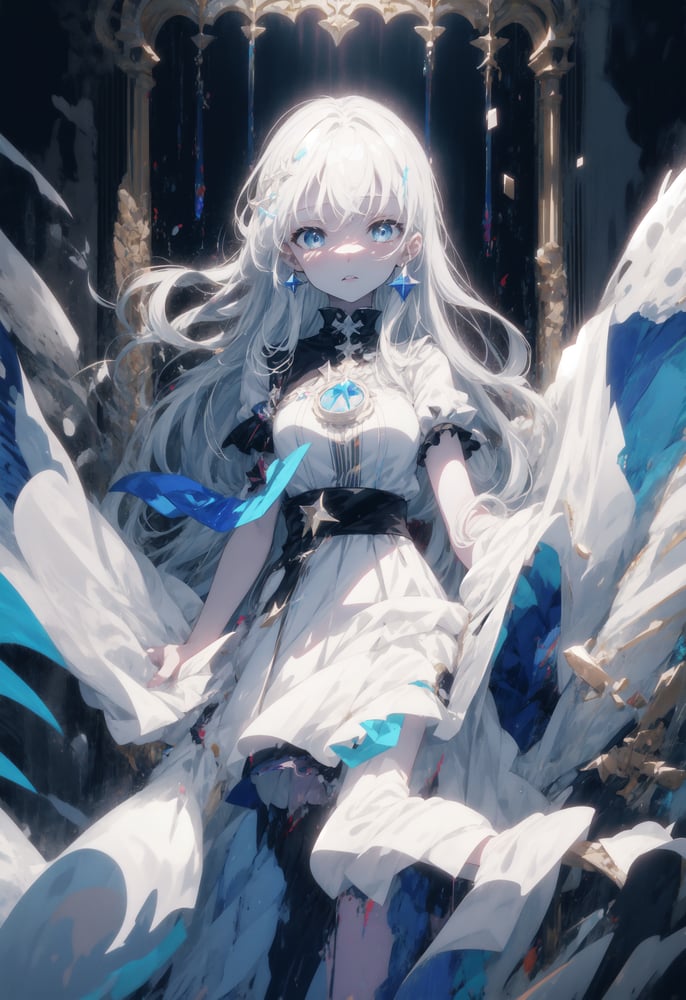 AI art "Blueming"