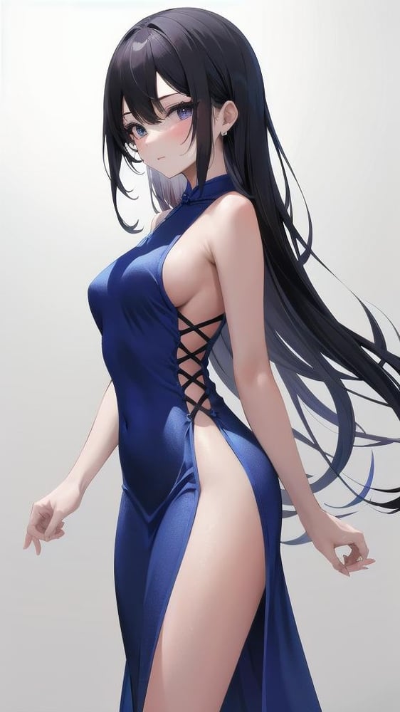 side open cheongsam - AI Model cover image
